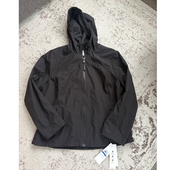 Calvin Klein Other - Calvin Klein Mens Infinite Stretch Softshell Hooded Jacket Black size XL